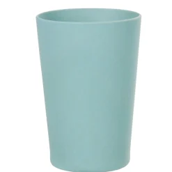 Gobelet bambou uni bleu clair