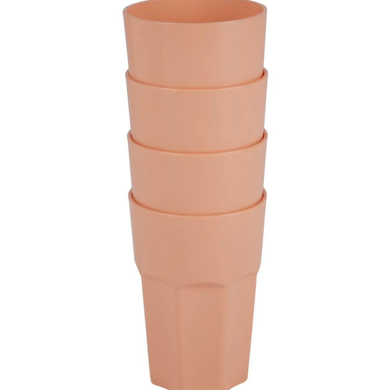 Gobelet en plastique couleur unie x 4