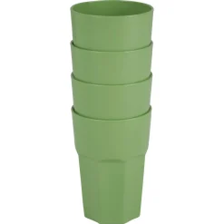 Gobelet en plastique couleur unie x 4