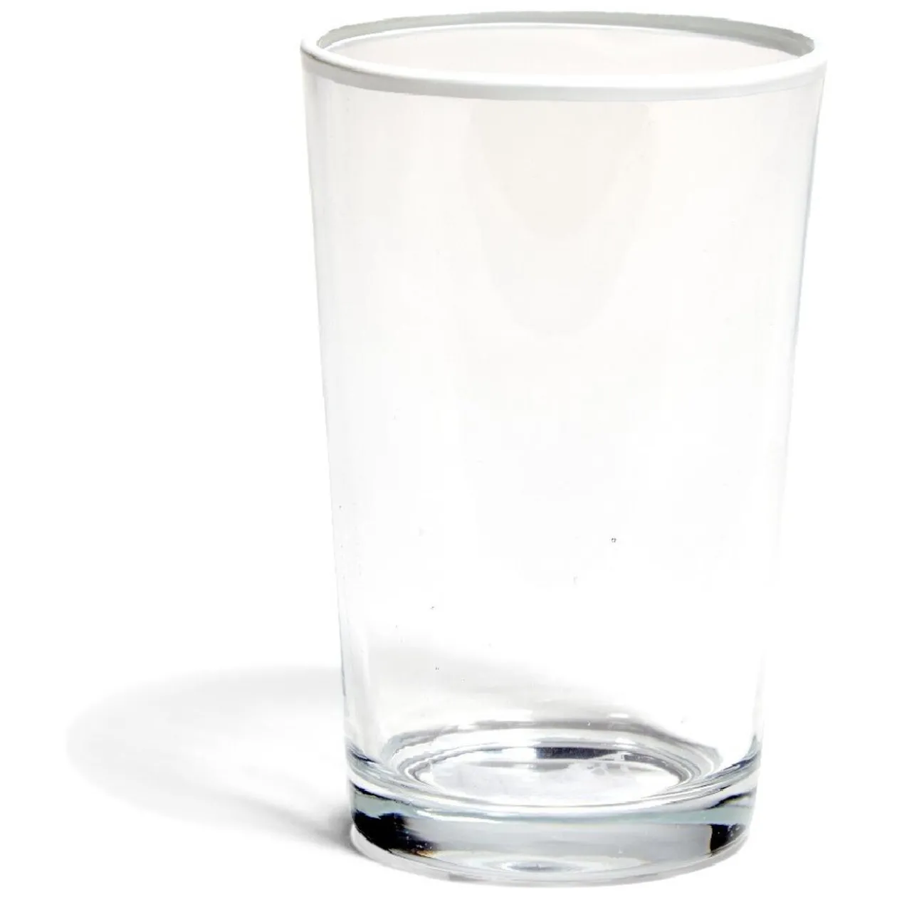 Gobelet en verre bord coloré 30 cl x 3