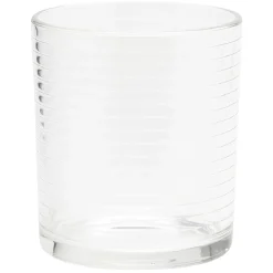 Gobelet en verre motif cercle 25 cl x6