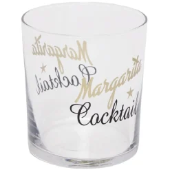 Gobelet en verre transparent avec inscription 34,5 cl x3