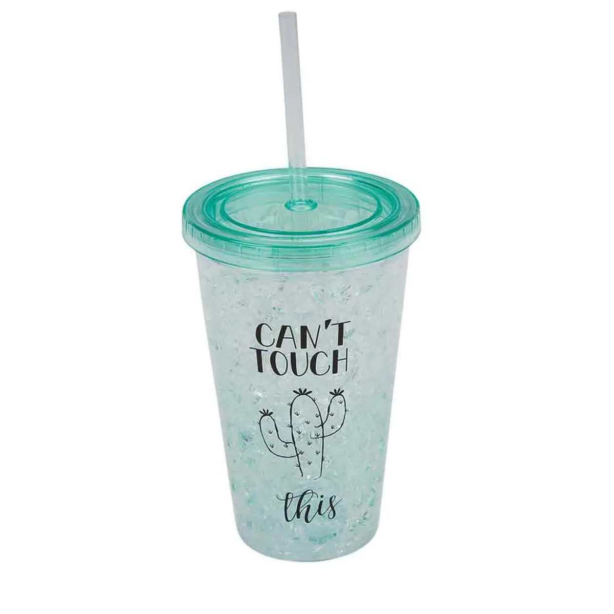 Gobelet et paille réfrigérant