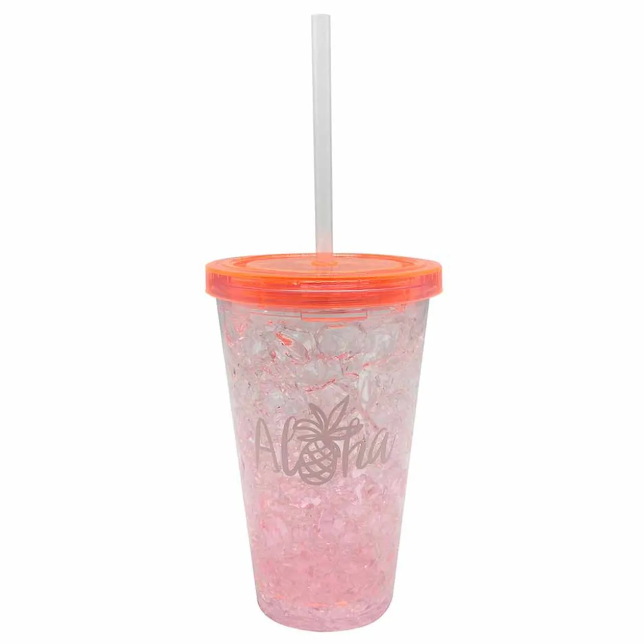 Gobelet et paille réfrigérant