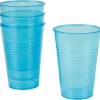 Gobelet plastique bleu x4
