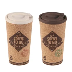 Gobelet plastique finition liège Nomad 50 cl