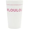 Gobelet plastique inscription #LOULOU 33cl