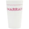 Gobelet plastique inscription #MARRAINE 33cl