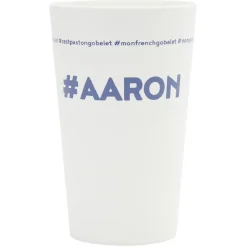 Gobelet plastique prénom #AARON 33cl