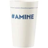 Gobelet plastique prénom #AMINE 33cl