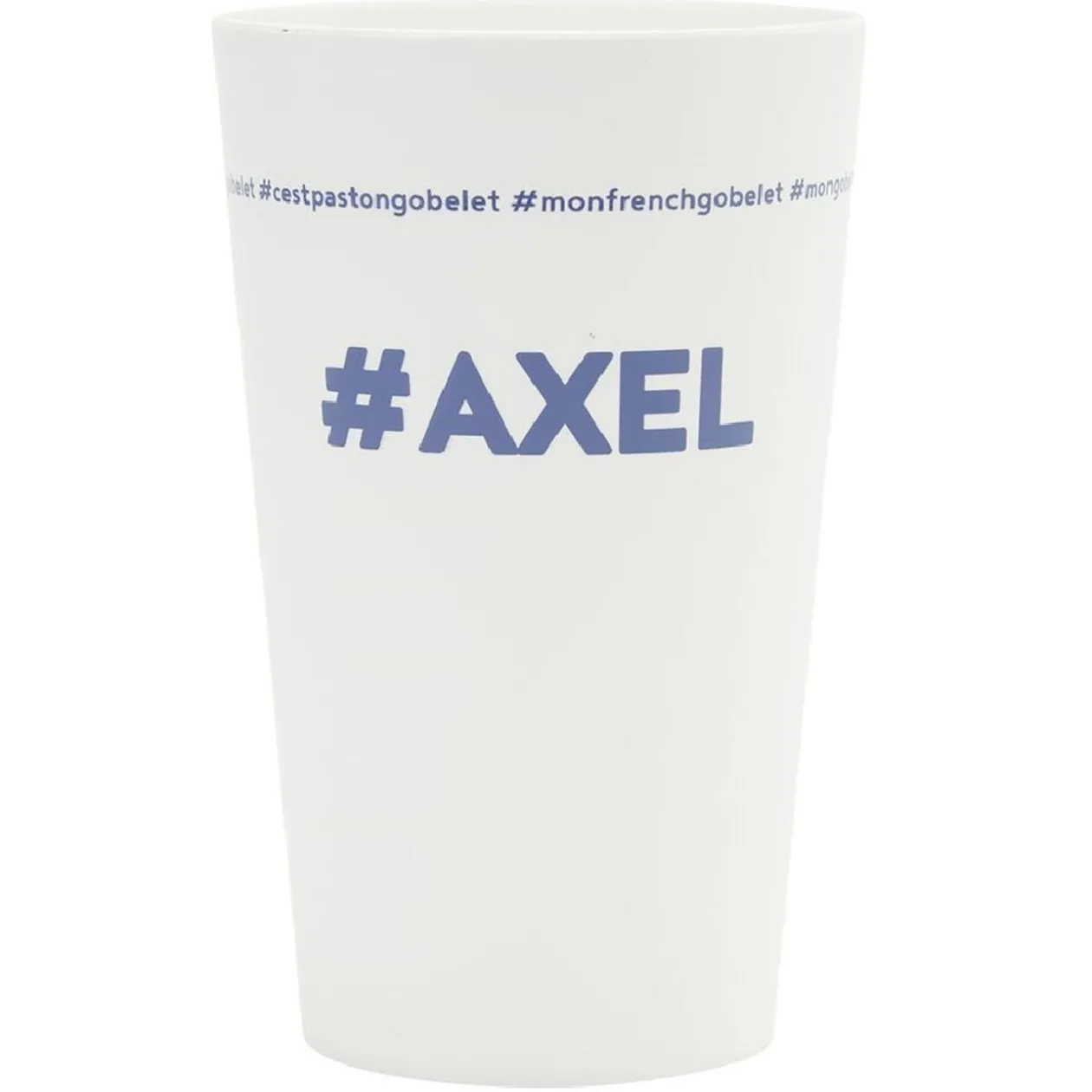 Gobelet plastique prénom #AXEL 33cl