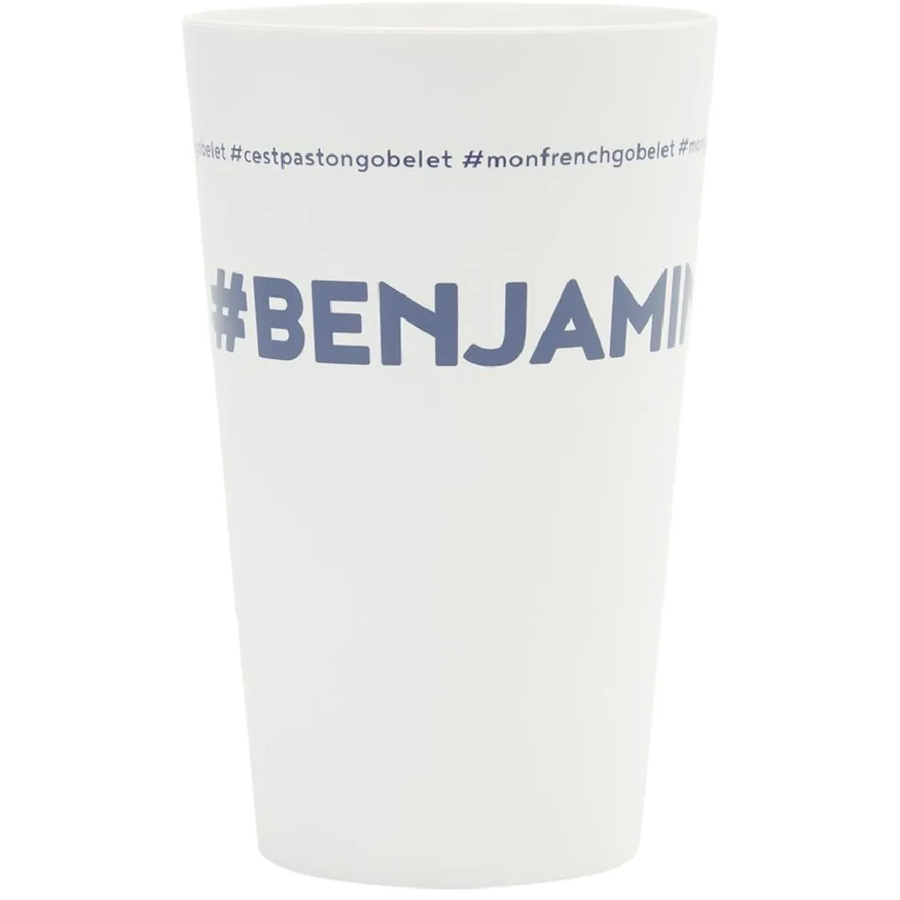 Gobelet plastique prénom #BENJAMIN 33cl