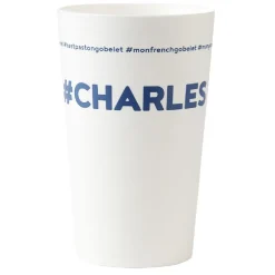 Gobelet plastique prénom #CHARLES 33 cl