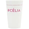Gobelet plastique prénom #CÉLIA 33cl