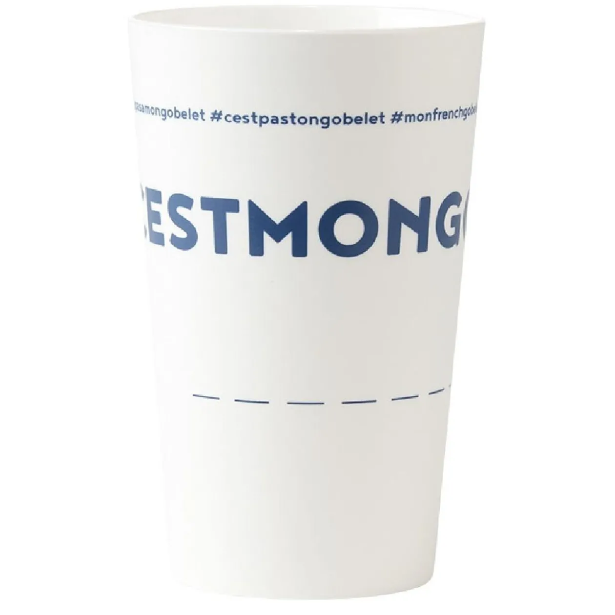 Gobelet plastique prénom #CESTMONGOBELET 33 cl