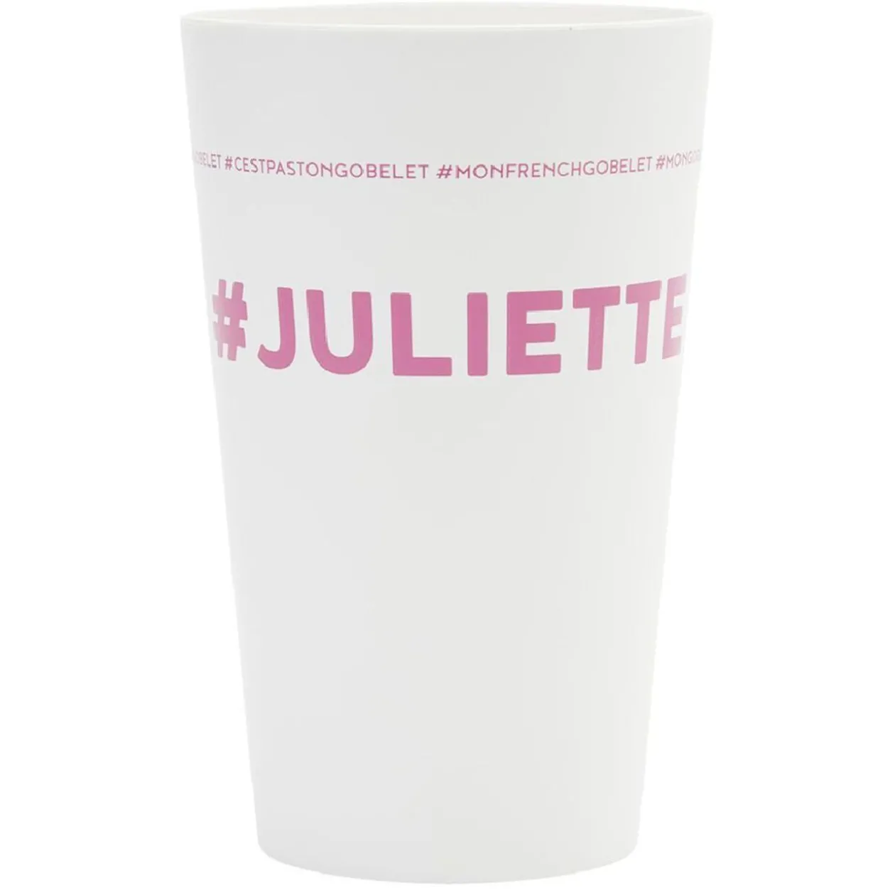 Gobelet plastique prénom #JULIETTE 33cl