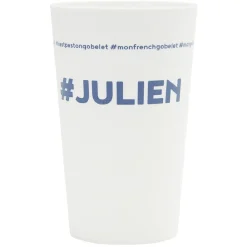 Gobelet plastique prénom #JULIEN 33cl