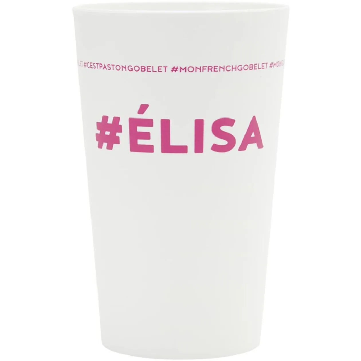 Gobelet plastique prénom #ÉLISA 33cl