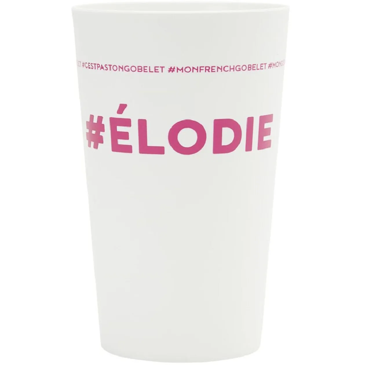 Gobelet plastique prénom #ÉLODIE 33cl