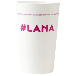 Gobelet plastique prénom #LANA 33 cl