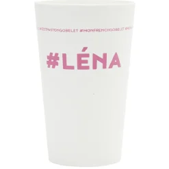 Gobelet plastique prénom #LÉNA 33cl