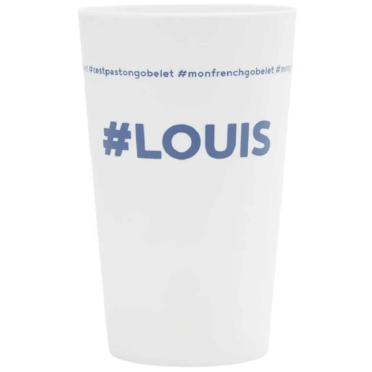Gobelet plastique prénom #LOUIS 33cl
