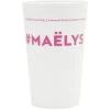 Gobelet plastique prénom #MAËLYS 33cl