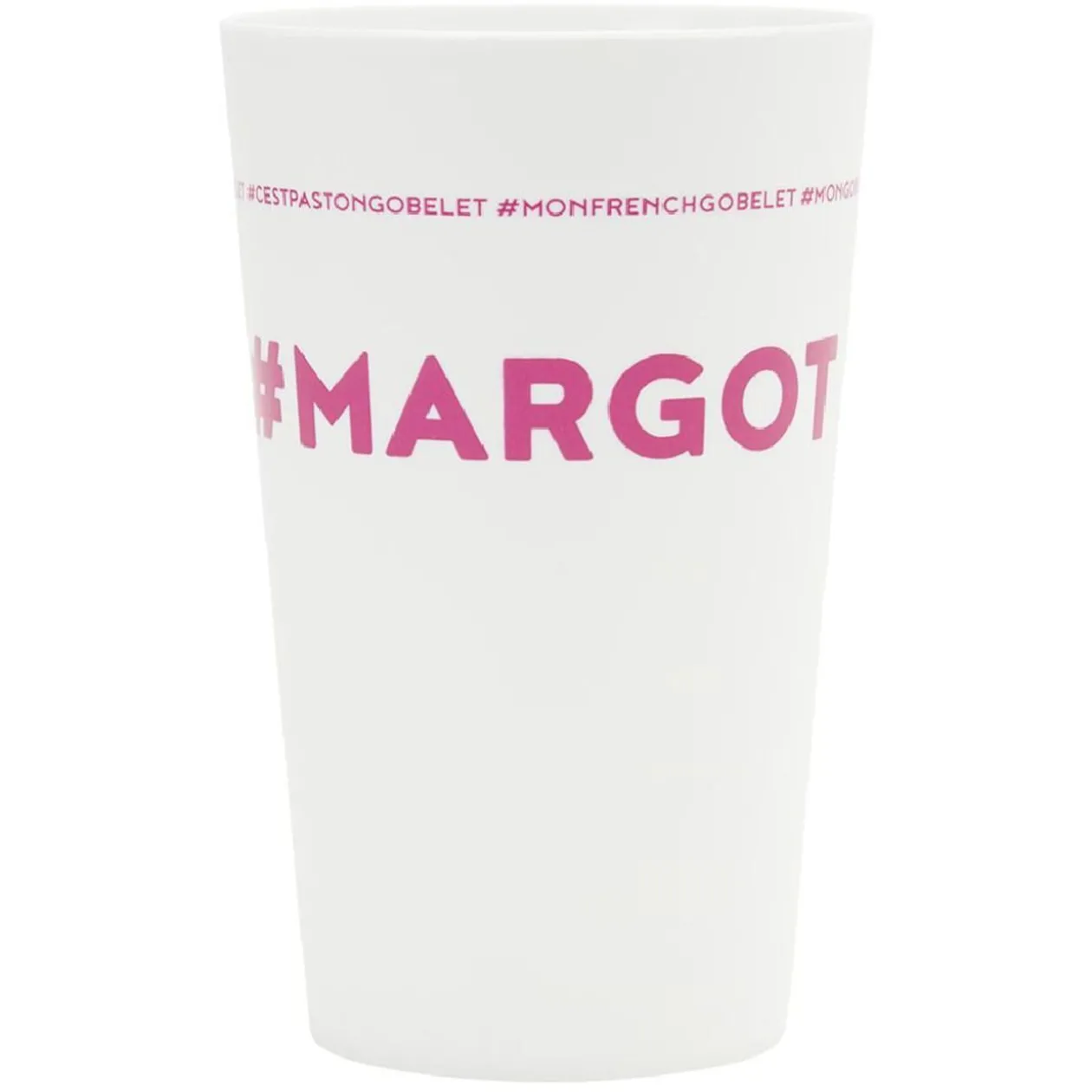 Gobelet plastique prénom #MARGOT 33cl