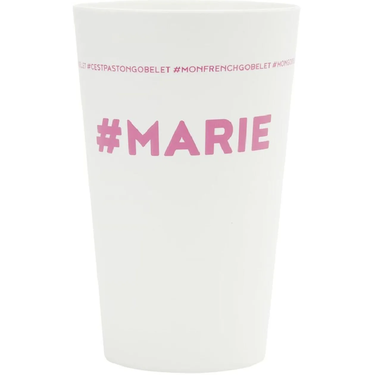 Gobelet plastique prénom #MARIE 33cl