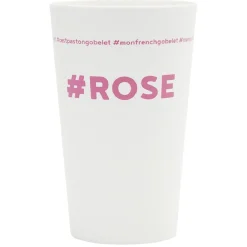 Gobelet plastique prénom #ROSE 33cl