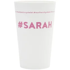 Gobelet plastique prénom #SARAH 33cl