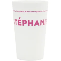 Gobelet plastique prénom #STÉPHANIE 33cl