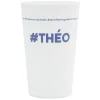 Gobelet plastique prénom #THÉO 33cl