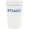 Gobelet plastique prénom #TIAGO 33cl