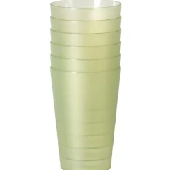 Gobelet plastique vert x6