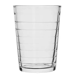 Gobelet strié en verre 20 cl x6