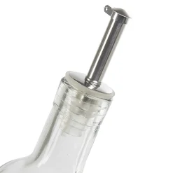 Huilier en verre avec bouchon inox