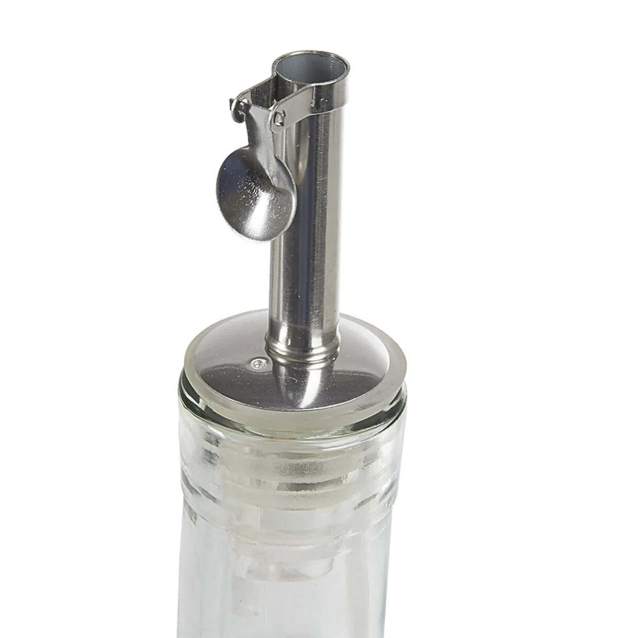 Huilier en verre avec bouchon inox