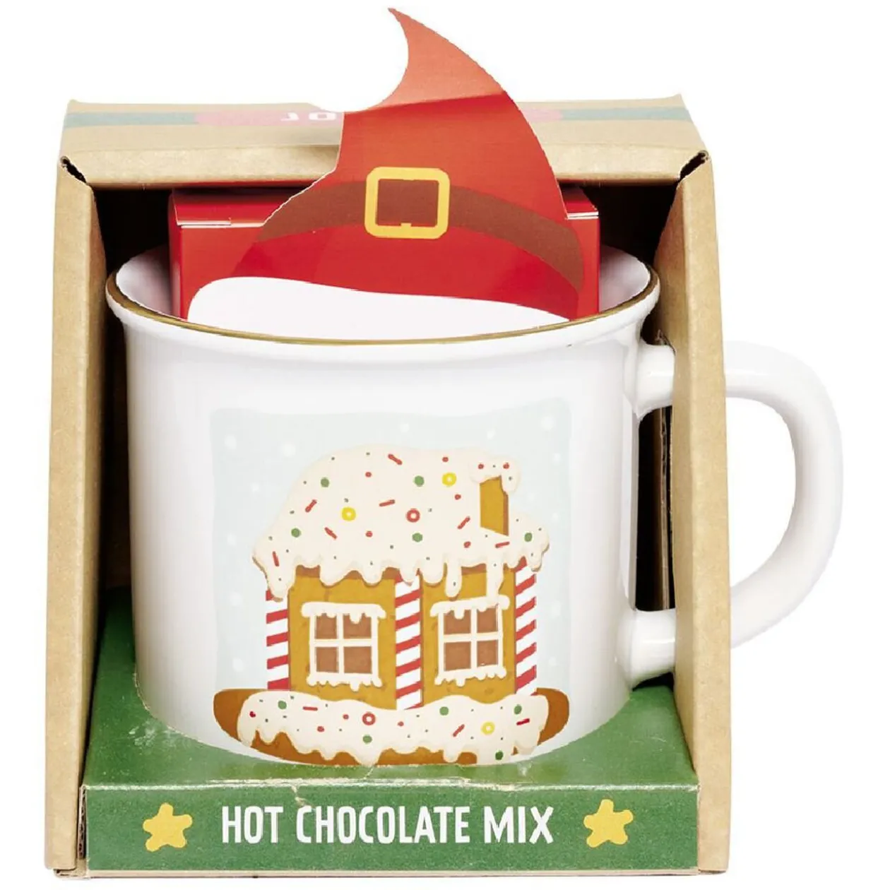 Kit mug de Noël préparation chocolat chaud