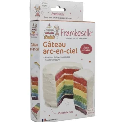 Kit préparation gâteau arc-en-ciel