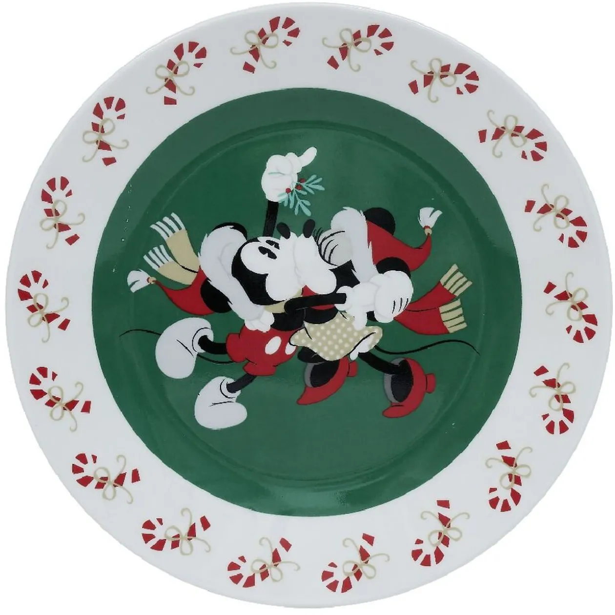 Lot de 4 assiettes dessert Disney Mickey porcelaine Ø19cm