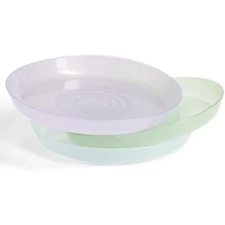 Lot de 4 assiettes pour enfant Ø18,5cm plastique coloré