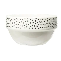 Lot de 4 bols en faïence colorés avec support Ø14xH8cm