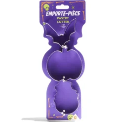 Lot de 3 emporte-pièces Halloween inox