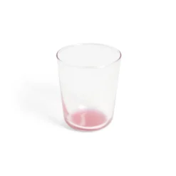 Lot de 6 verres 31cl transparents avec fond coloré