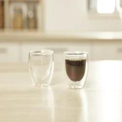 Lot de 2 verres double paroi 80ml