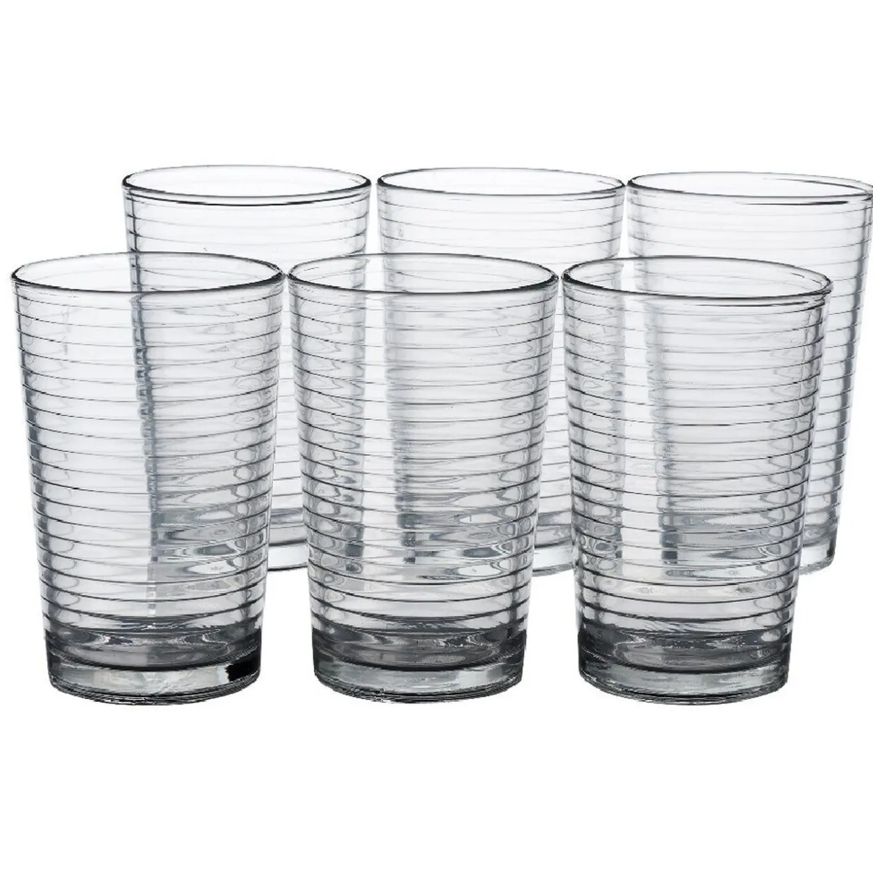 Lot de 10 verres incolore