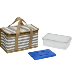 Lunch bag avec pain de glace et boîte alimentaire 25x14xH12cm