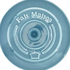 Mini cocotte ronde bleu canard