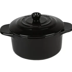 Mini cocotte ronde noir